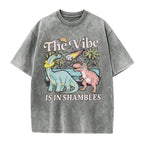 The Vibe Is In Shambles TShirt, Funny Dinosaur Sweatshirt, Cute Mental Health Tee Gift, Gift For Her