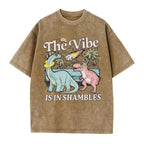 The Vibe Is In Shambles TShirt, Funny Dinosaur Sweatshirt, Cute Mental Health Tee Gift, Gift For Her