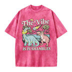 The Vibe Is In Shambles TShirt, Funny Dinosaur Sweatshirt, Cute Mental Health Tee Gift, Gift For Her